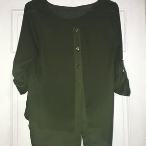 Green blouse